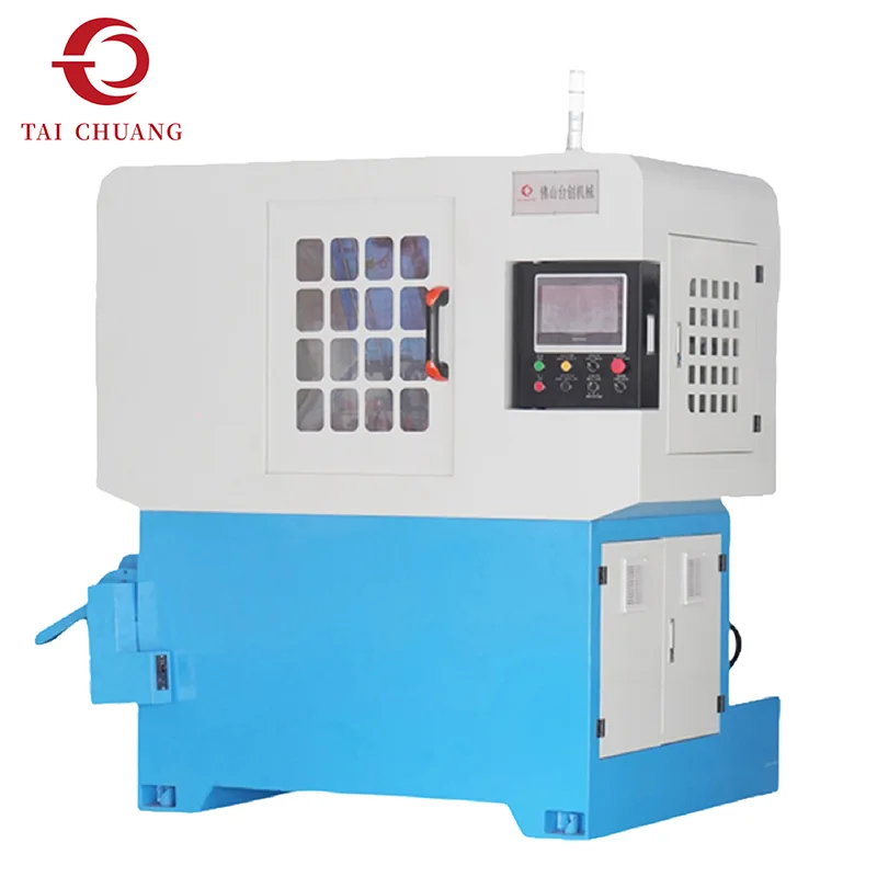 เครื่องต๊าปเกลียวน็อตแนวตั้งแบบรูตัน