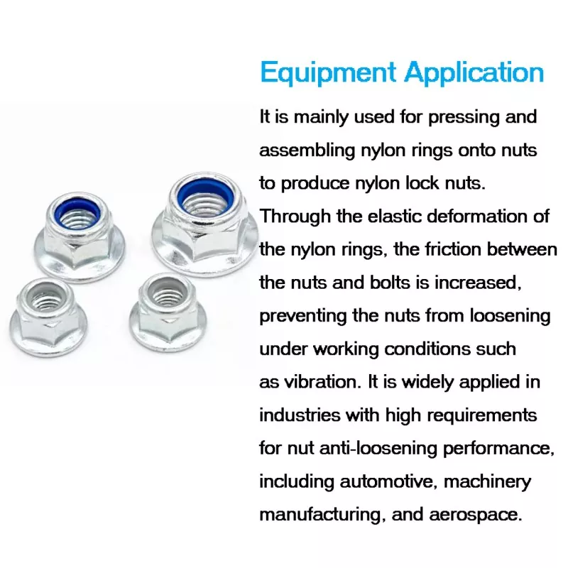 Nylon Washer Nut Crimping Machine